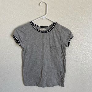 HEART&HIPS HEATHER GRAY TEE